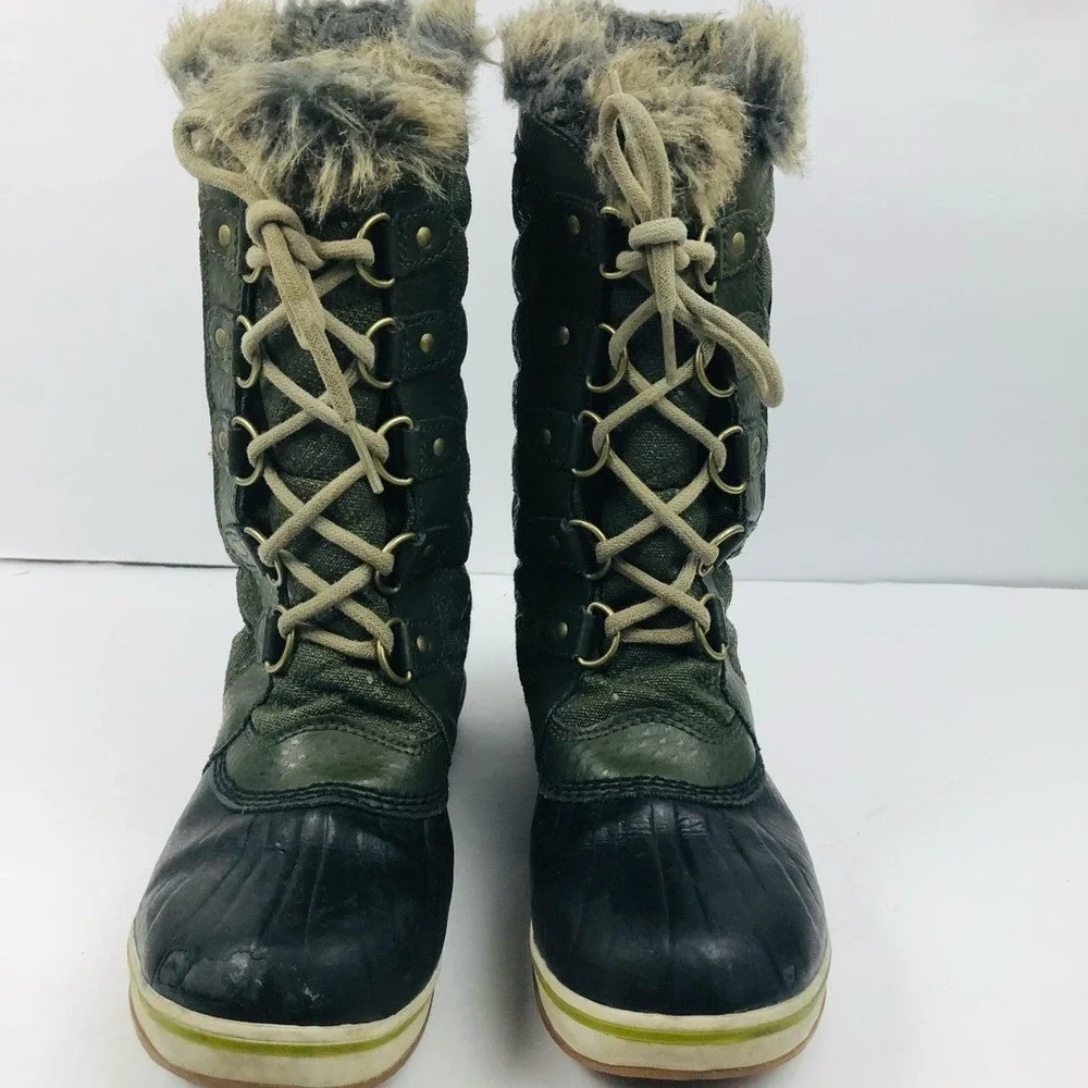 SOREL Tofino II Youth‎ Girl's Peatmoss Winter Boots Weatherproof Size 3